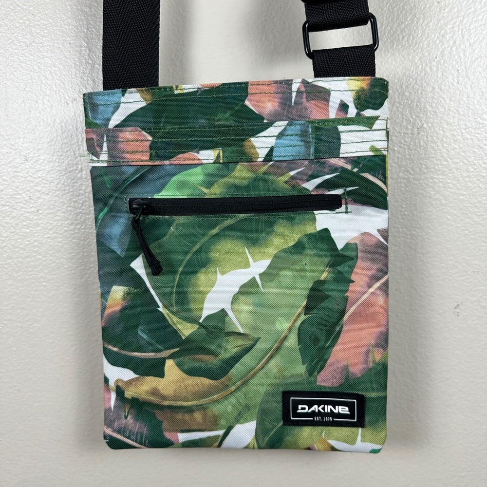 Dakine Small Jive Crossbody Bag Multicolor Tropical Leaf Print